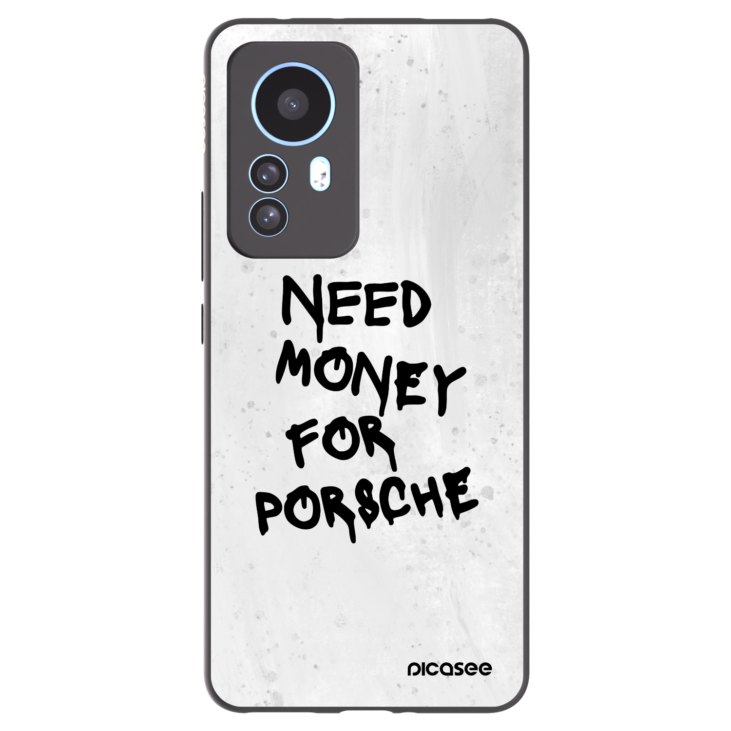 Picasee silikonový černý obal pro Xiaomi 12T Pro - White Dollar