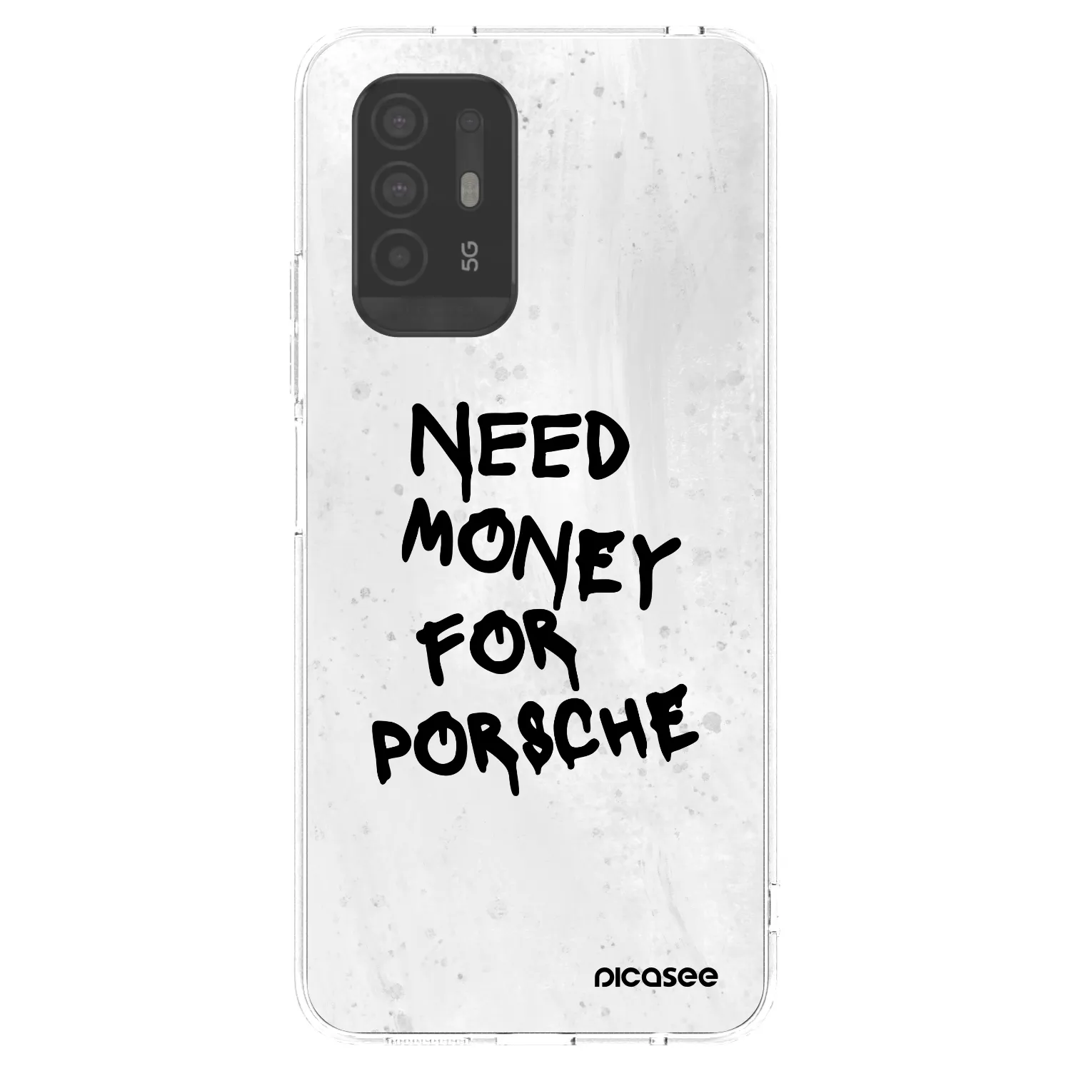 Picasee silikonový průhledný obal pro OPPO A94 5G - White Dollar