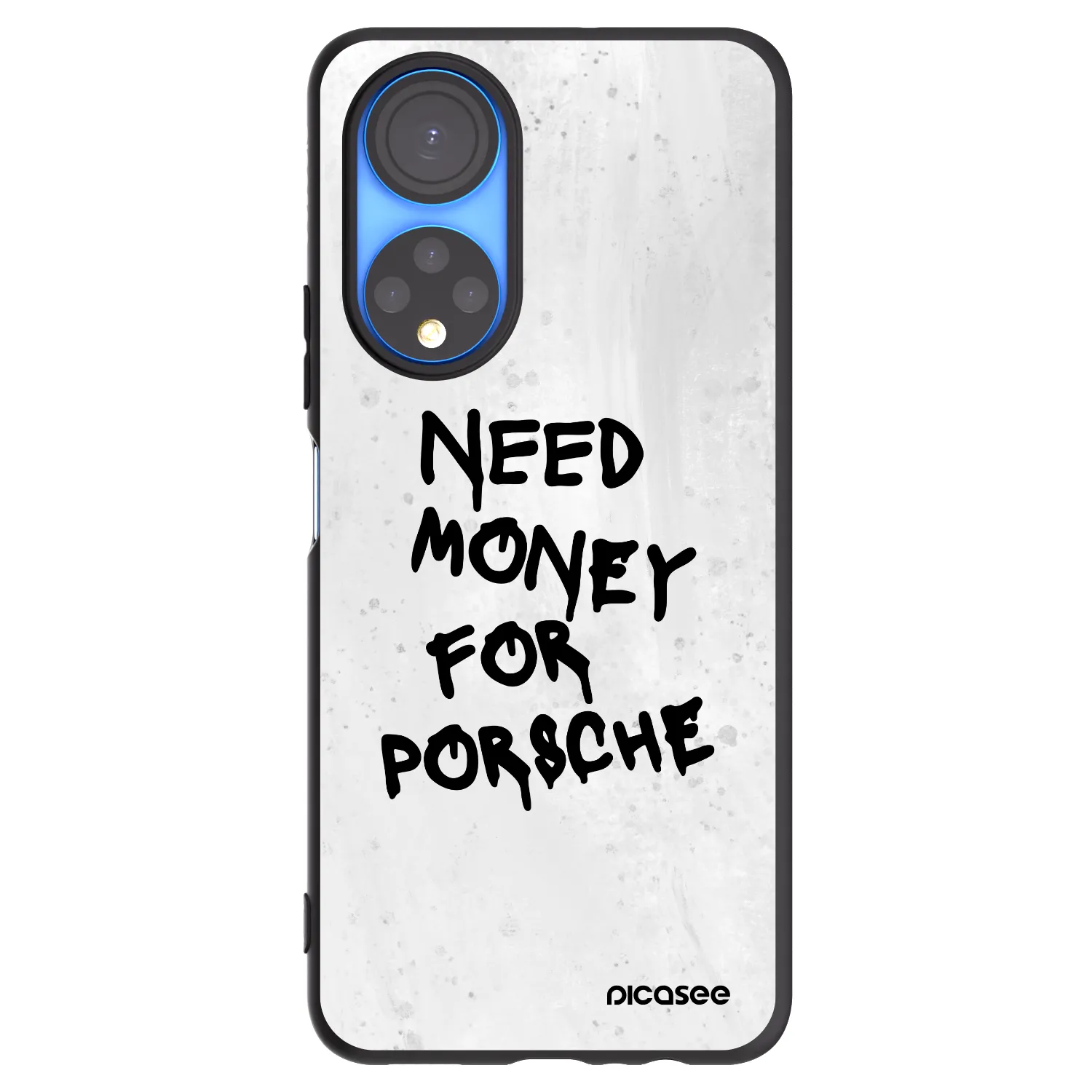 Picasee silikonový černý obal pro Honor X7 - White Dollar