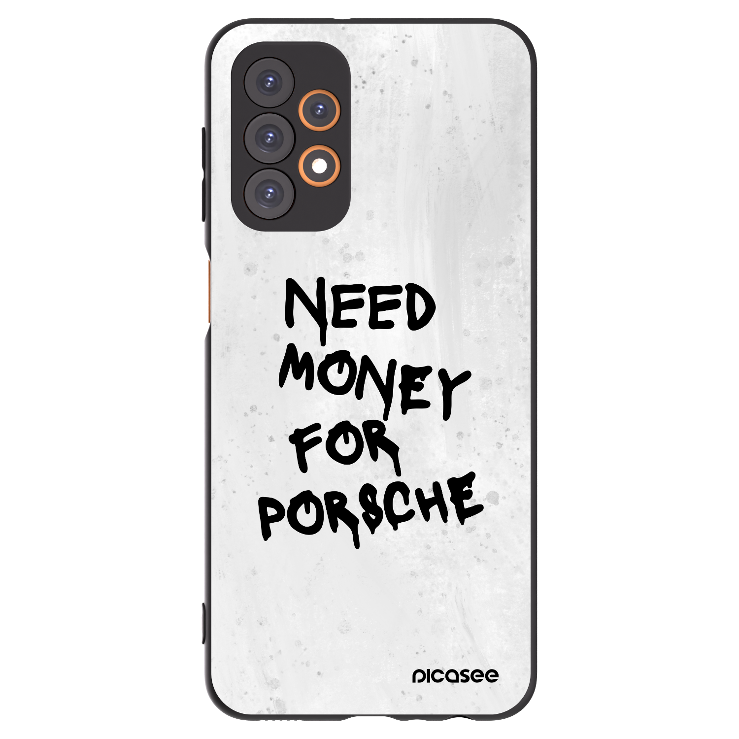 Picasee silikonový černý obal pro Samsung Galaxy A23 A236B 5G - White Dollar