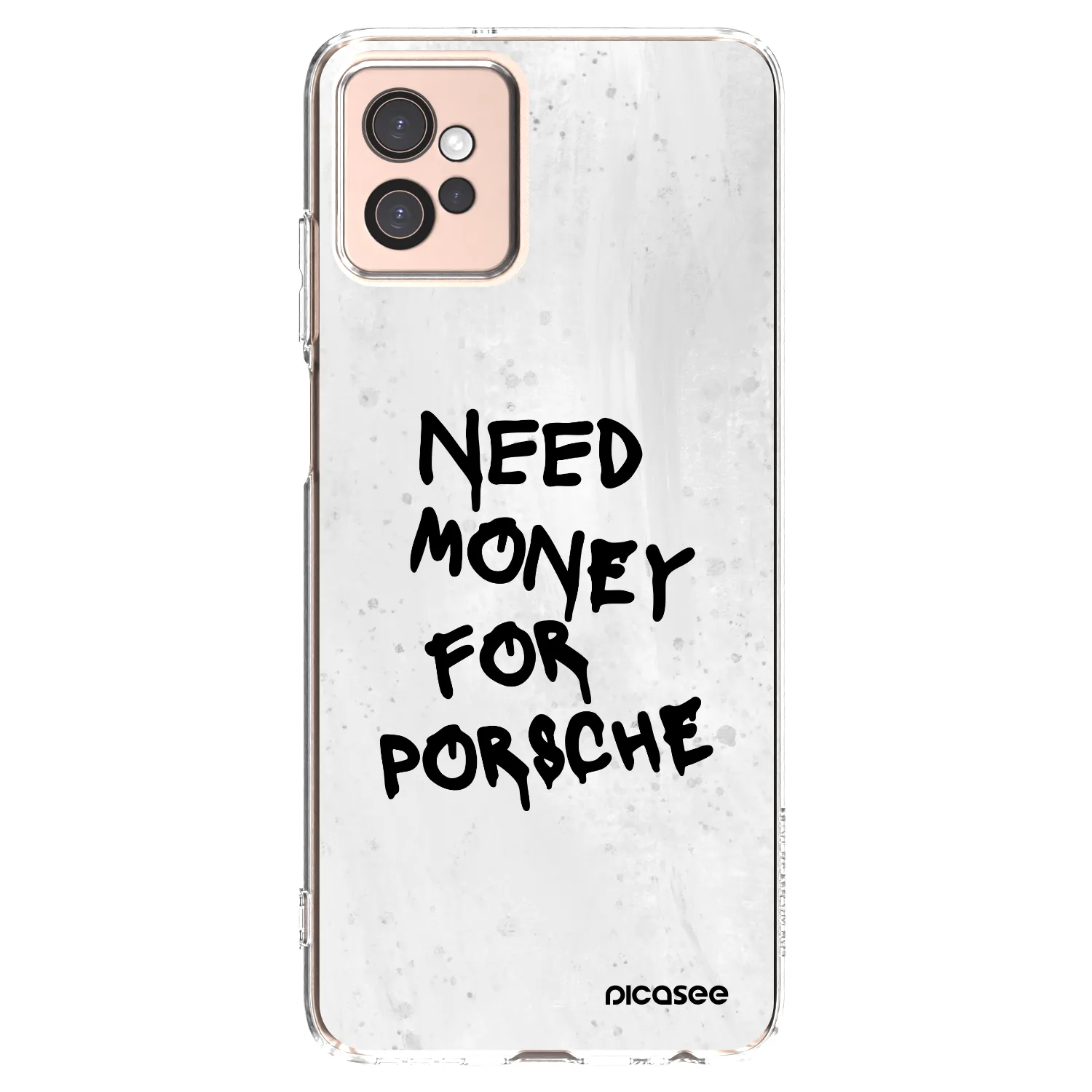 Picasee silikonový průhledný obal pro Motorola Moto G32 - White Dollar