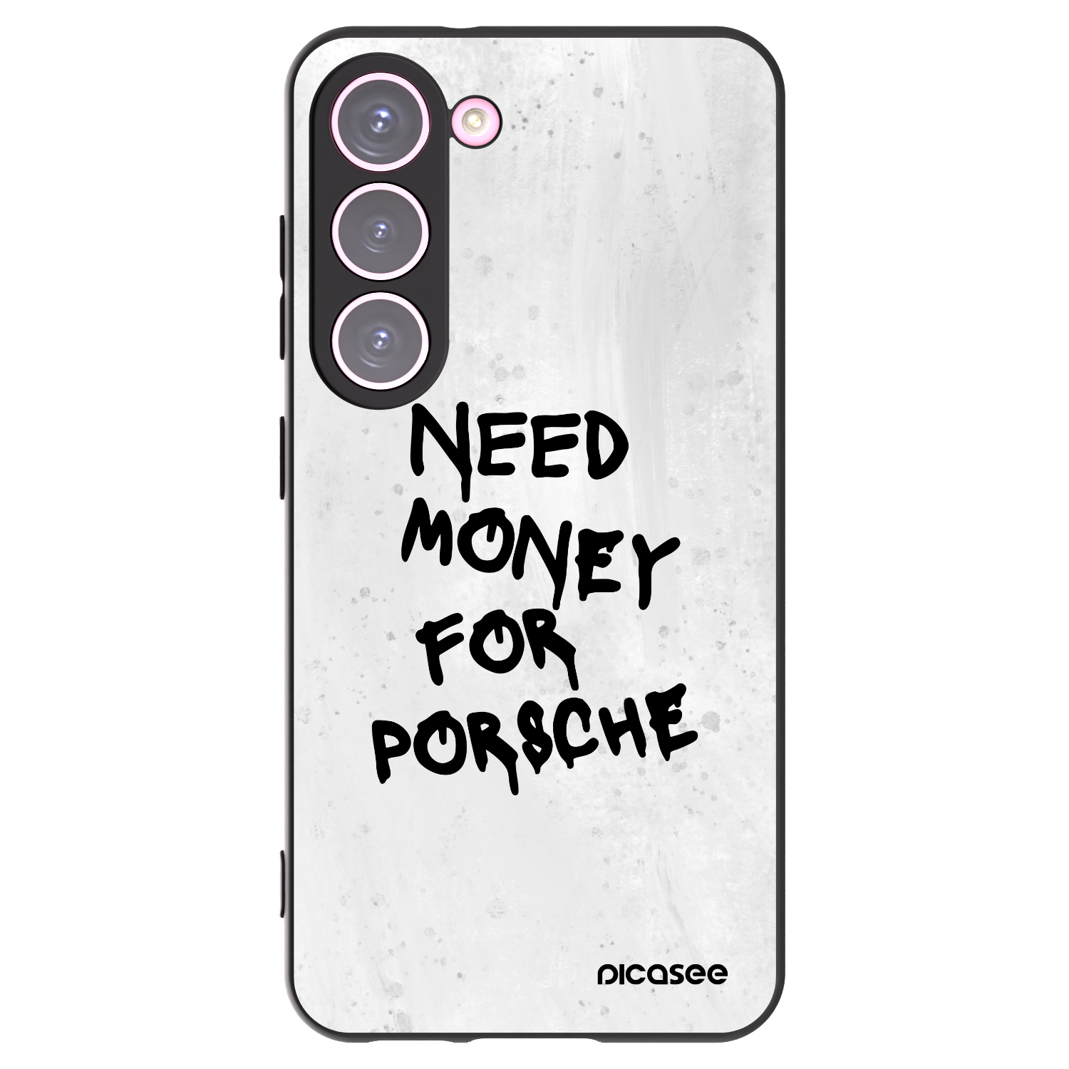 Picasee silikonový černý obal pro Samsung Galaxy S23 5G - White Dollar