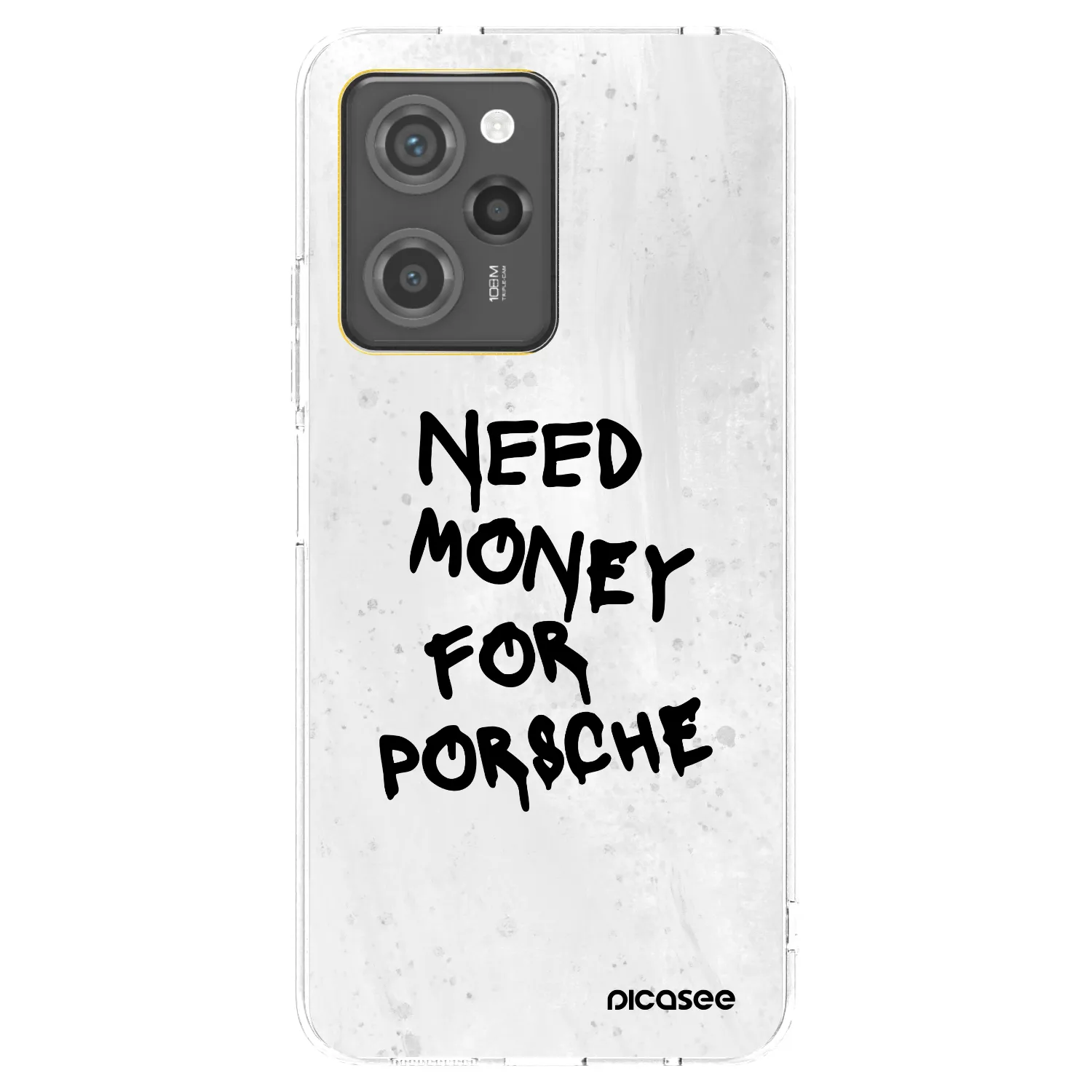 Picasee silikonový černý obal pro Xiaomi Poco X5 Pro - White Dollar