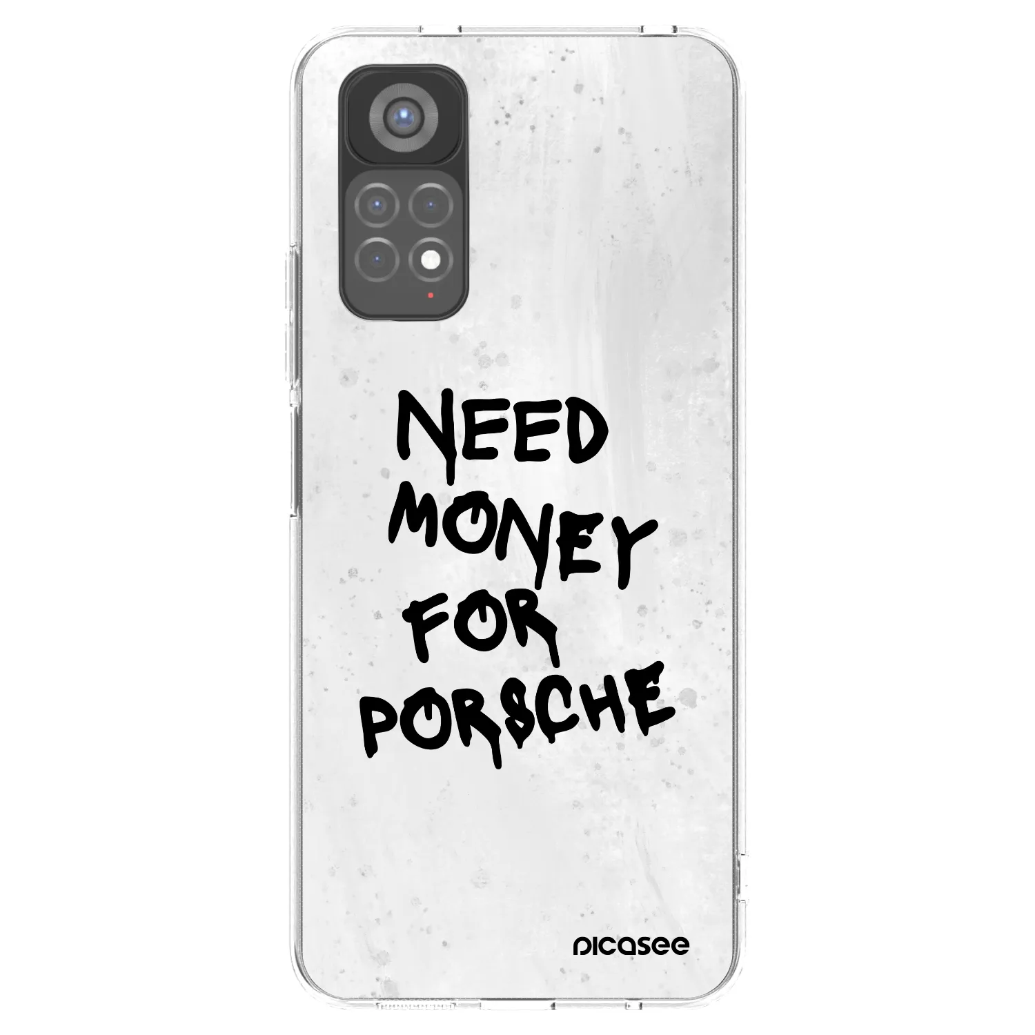 Picasee silikonový průhledný obal pro Xiaomi Redmi Note 11S 5G - White Dollar