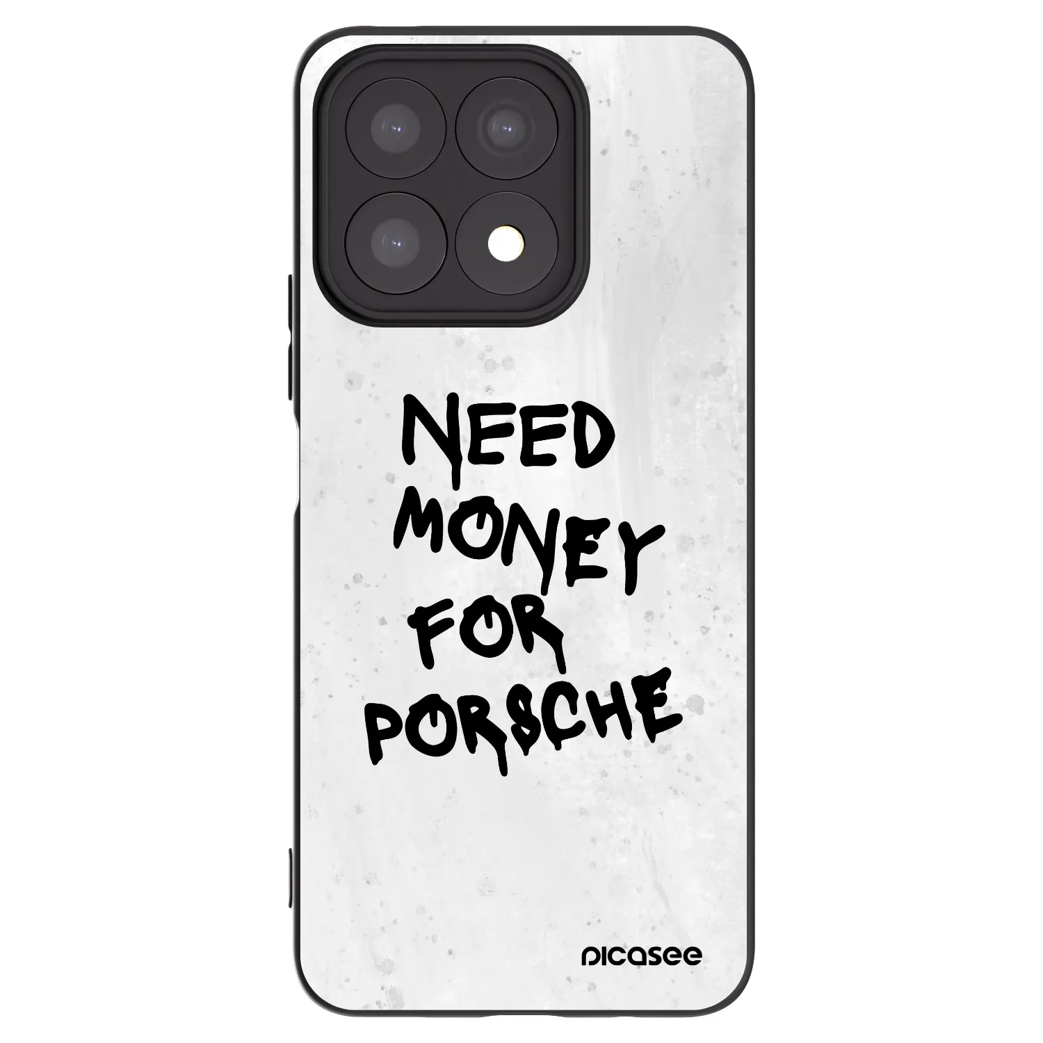 Picasee silikonový černý obal pro Honor X8a - White Dollar