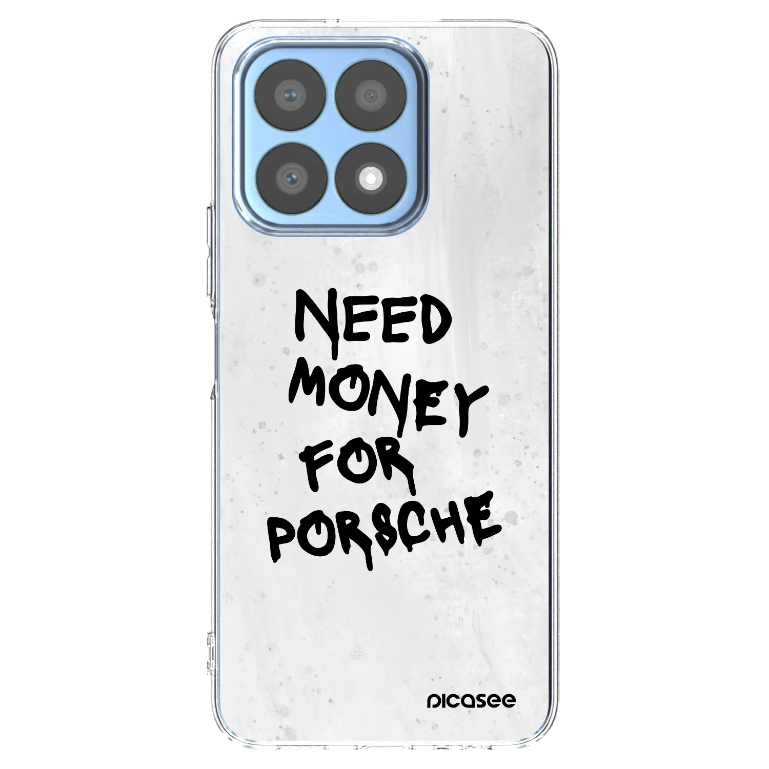 Picasee silikonový průhledný obal pro Honor X8a - White Dollar
