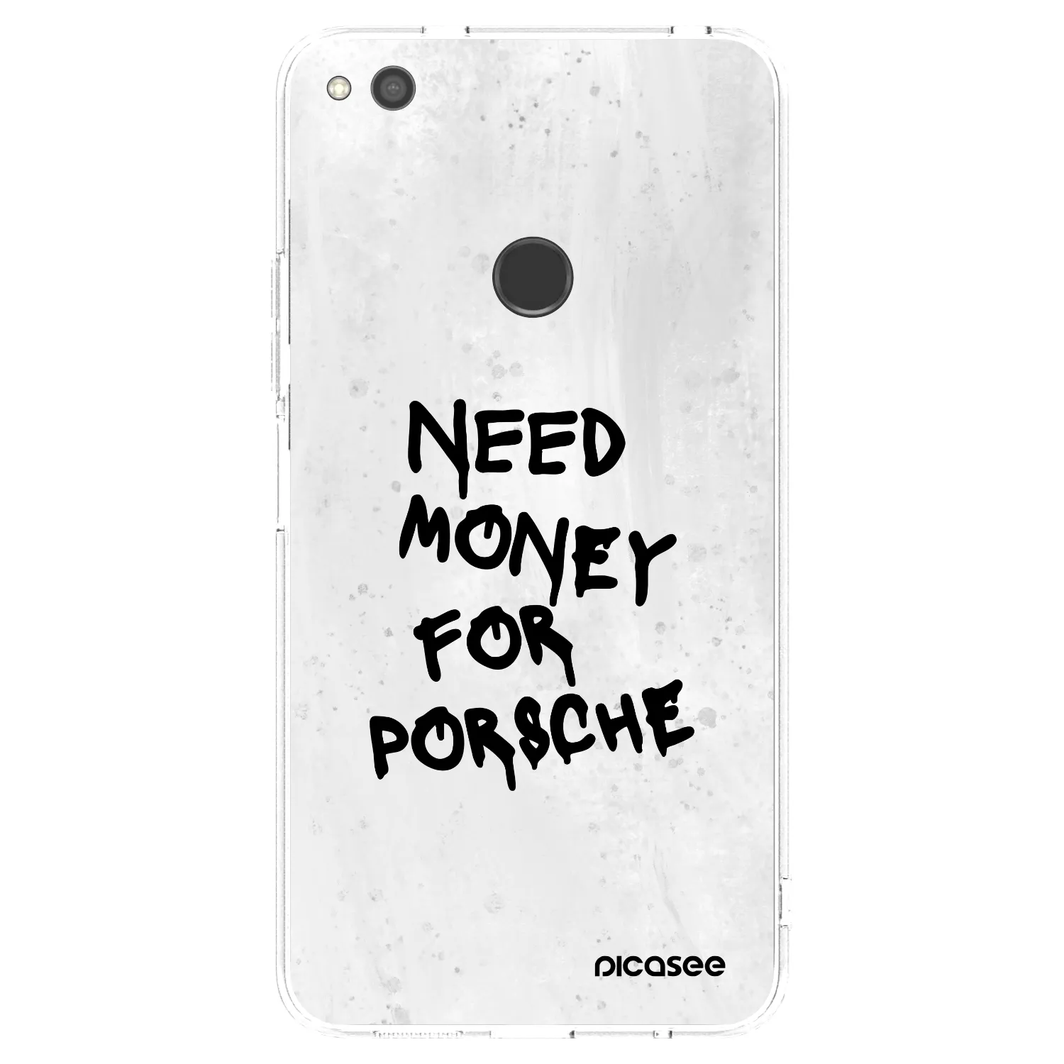 Picasee silikonový průhledný obal pro Huawei P9 Lite 2017 - White Dollar