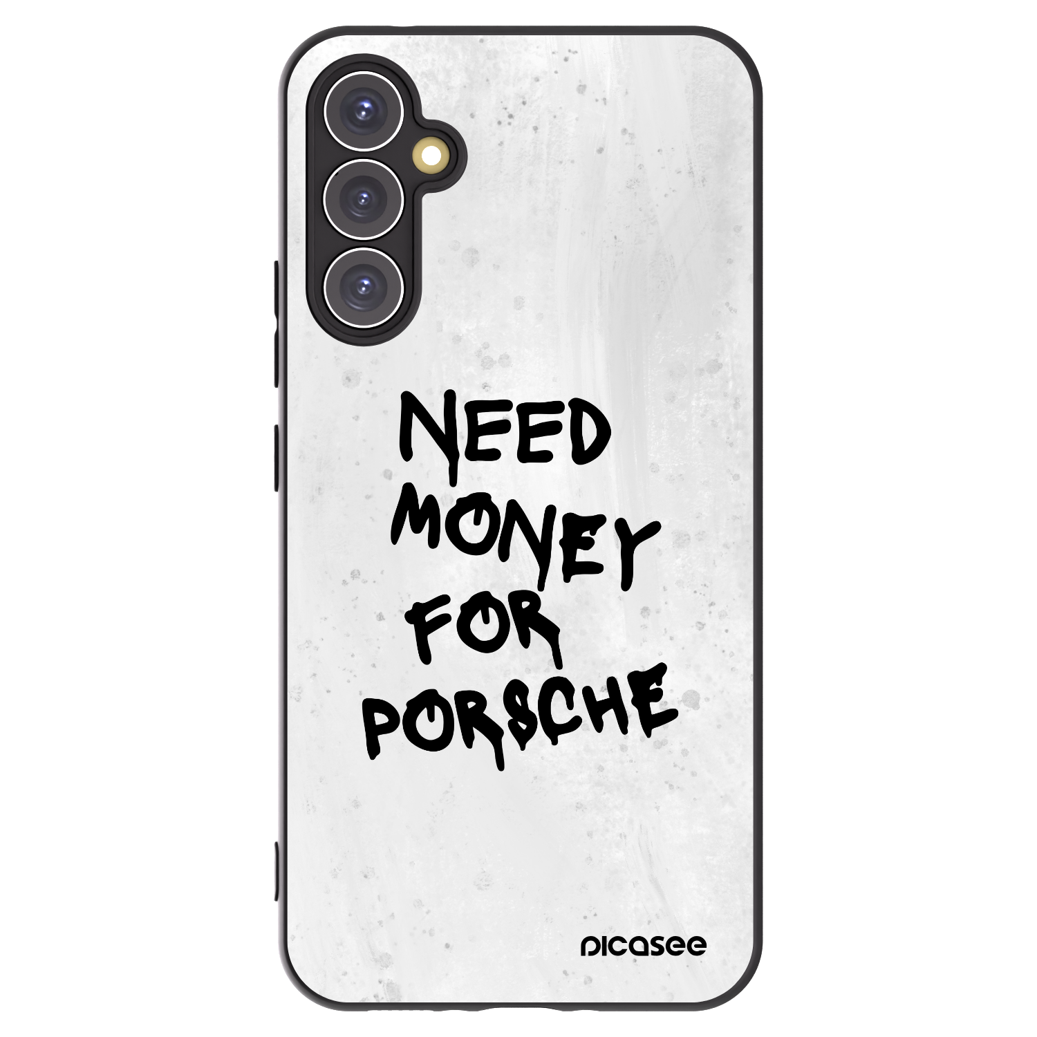 Picasee silikonový černý obal pro Samsung Galaxy A34 5G A346B - White Dollar