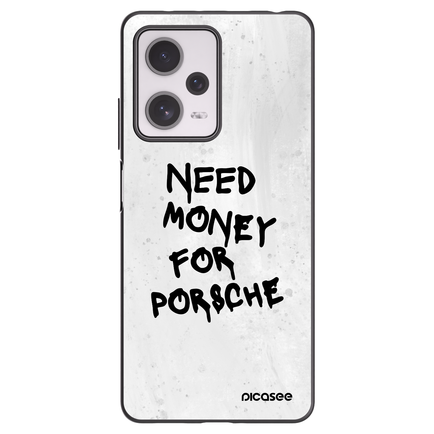Picasee silikonový černý obal pro Xiaomi Redmi Note 12 Pro+ 5G - White Dollar