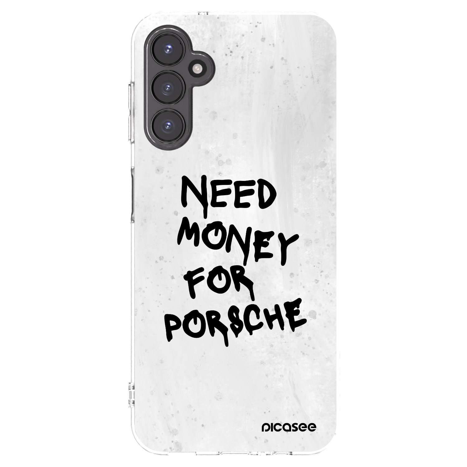 Picasee silikonový průhledný obal pro Samsung Galaxy A14 4G A145R - White Dollar