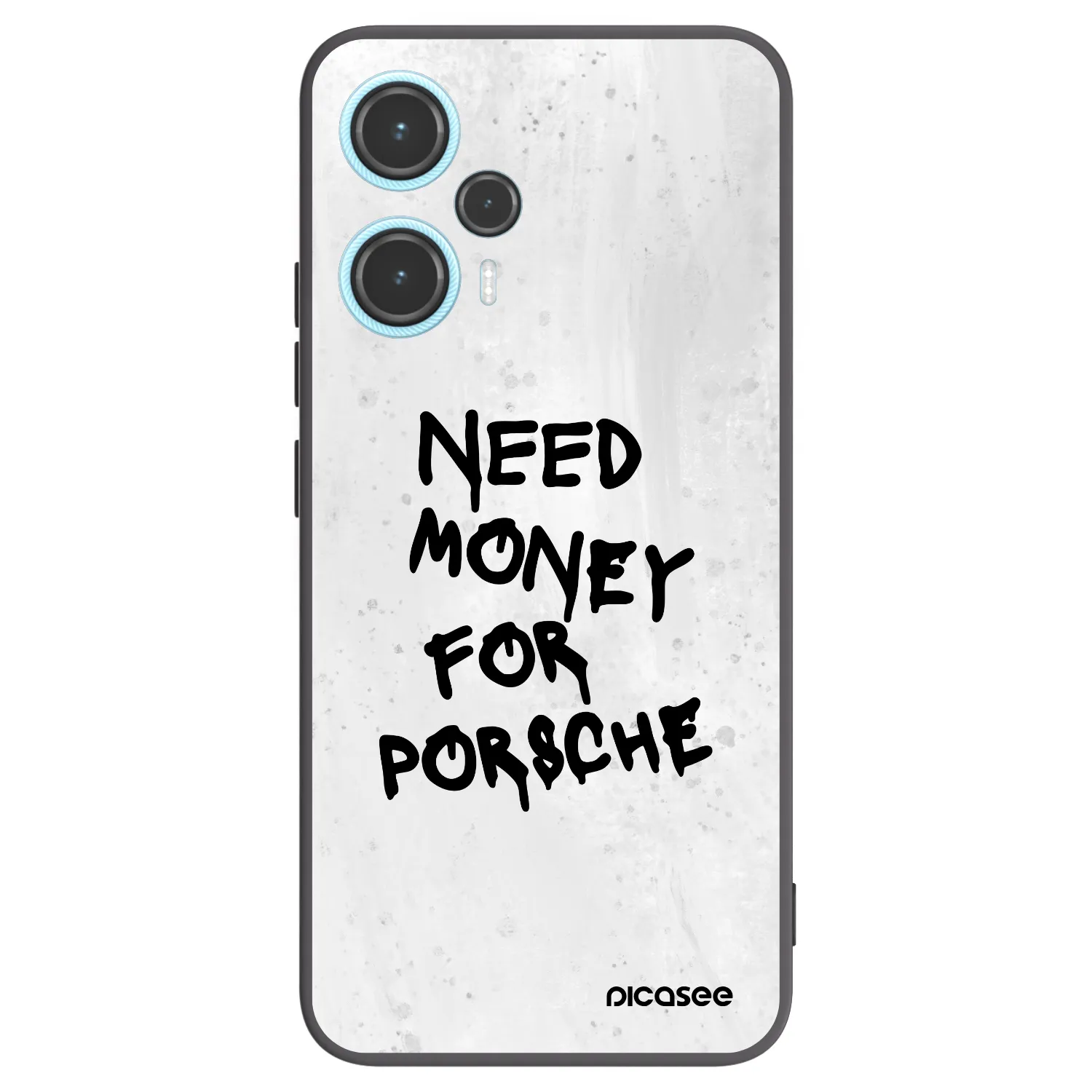 Picasee silikonový černý obal pro Xiaomi Poco F5 - White Dollar