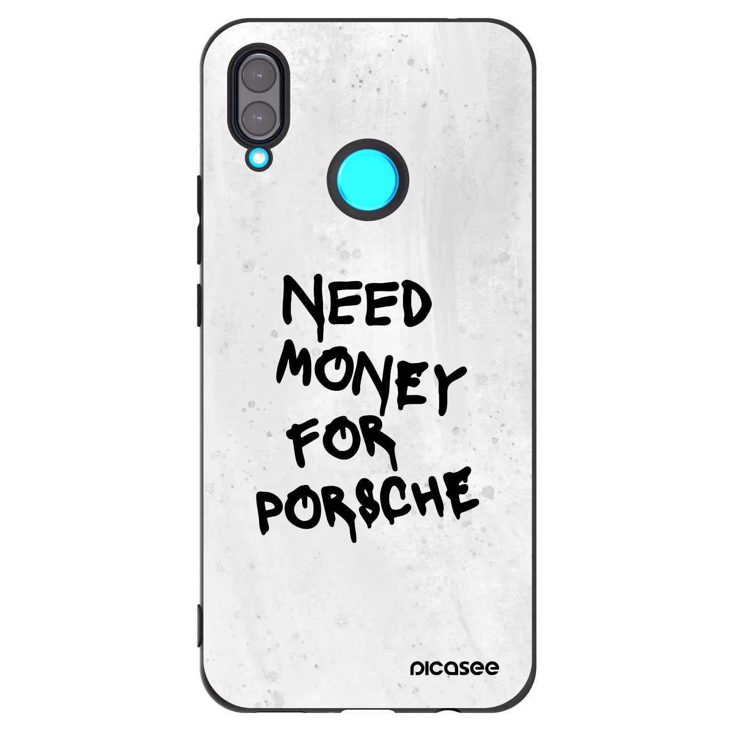 Picasee silikonový černý obal pro Huawei Nova 3i - White Dollar