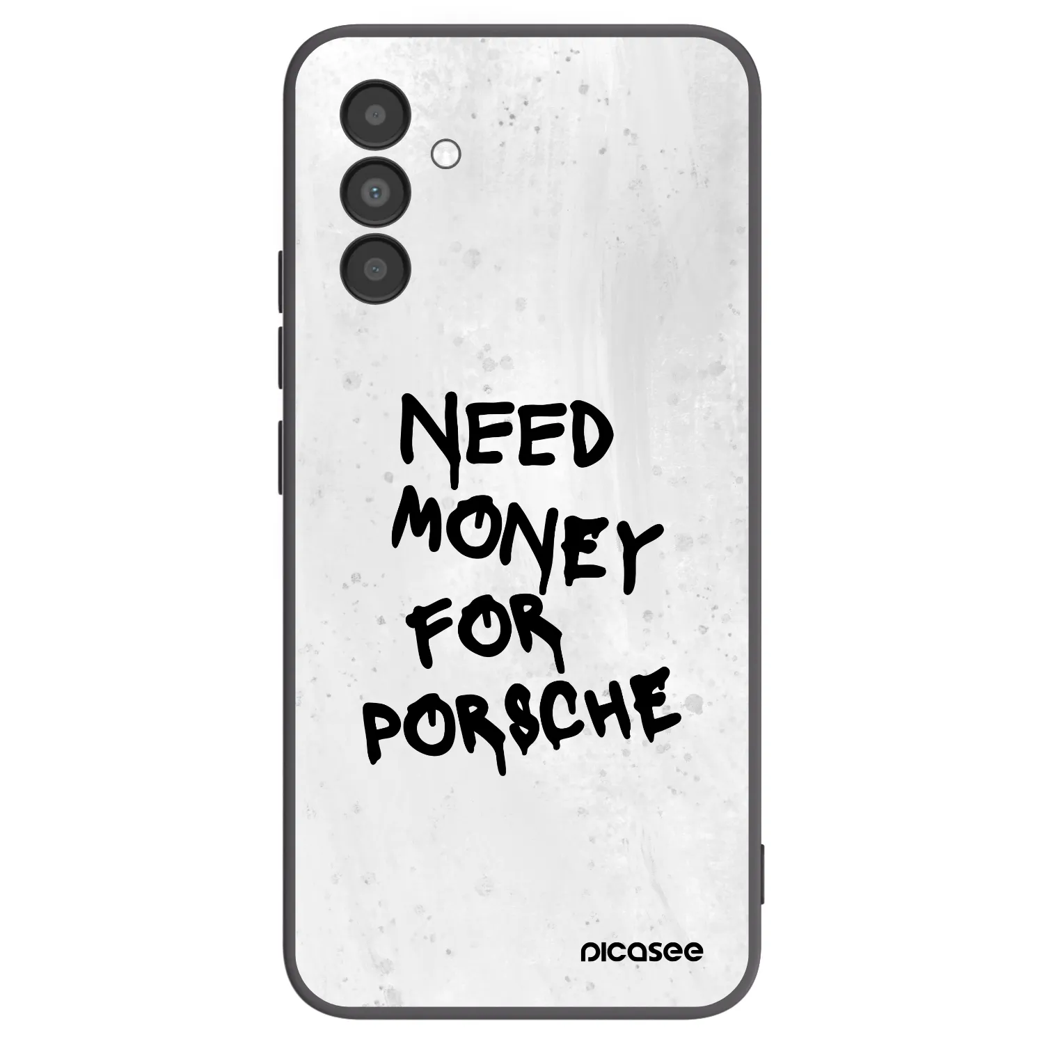 Picasee silikonový černý obal pro Samsung Galaxy A04s A047F - White Dollar