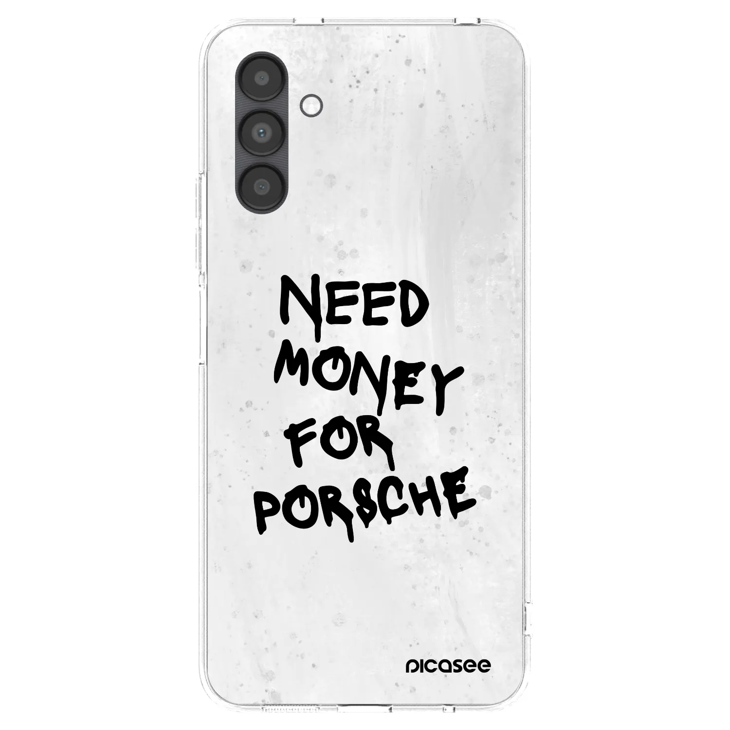 Picasee silikonový průhledný obal pro Samsung Galaxy A04s A047F - White Dollar