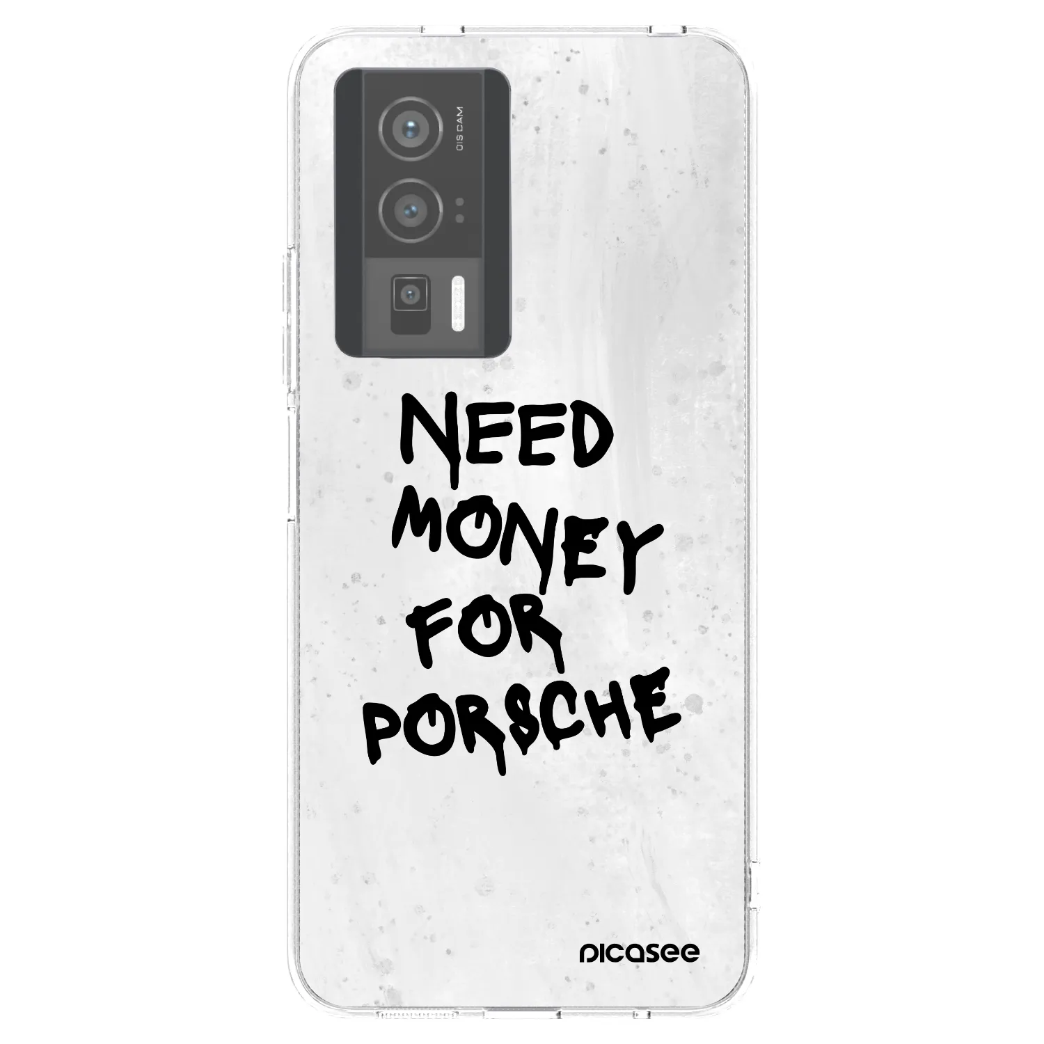 Picasee silikonový průhledný obal pro Xiaomi Poco F5 Pro 5G - White Dollar