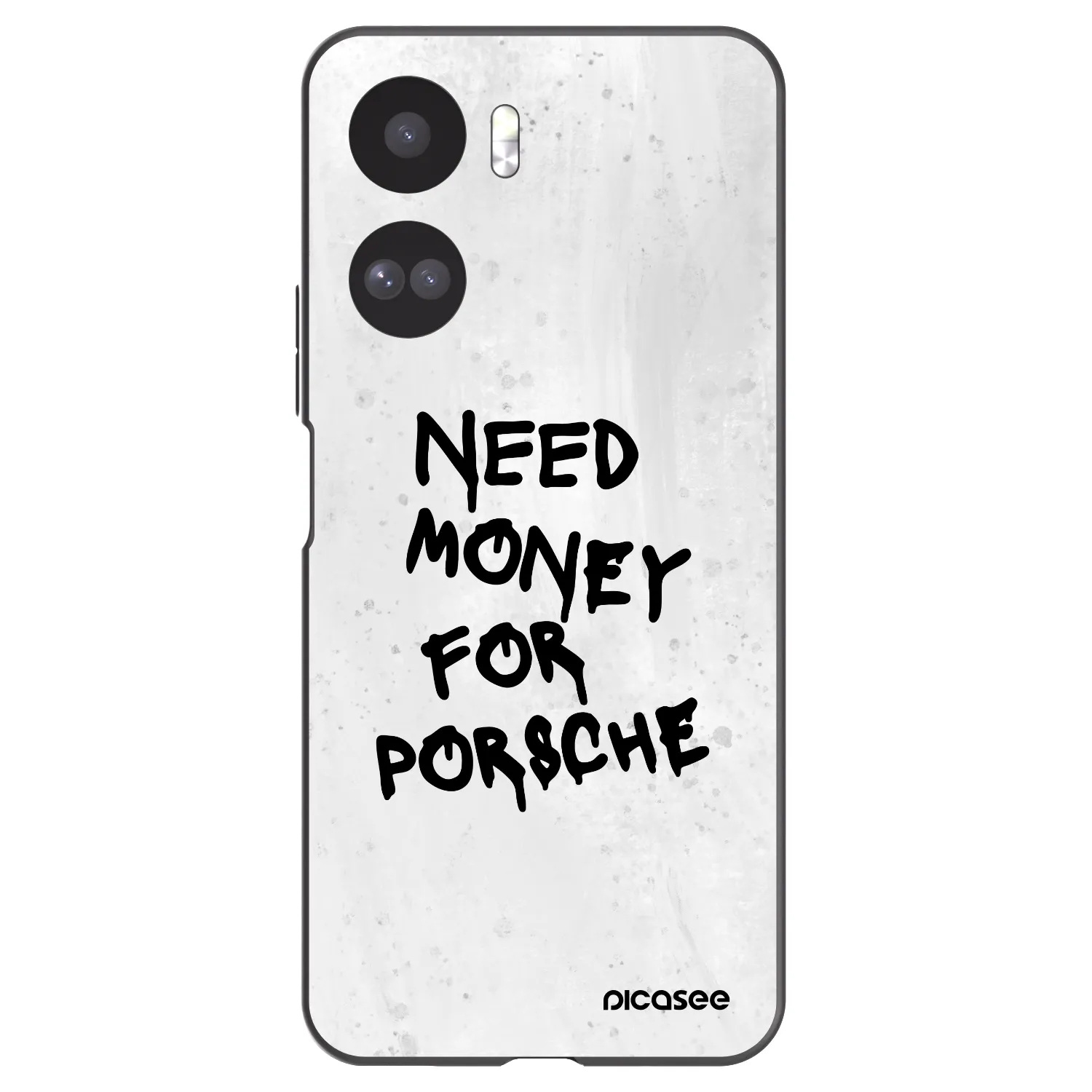 Picasee silikonový černý obal pro Honor 90 Lite 5G - White Dollar