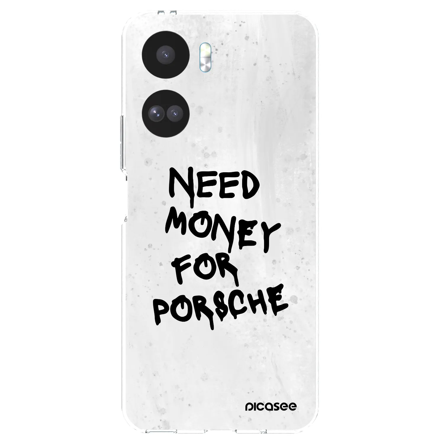 Picasee silikonový průhledný obal pro Honor 90 Lite 5G - White Dollar