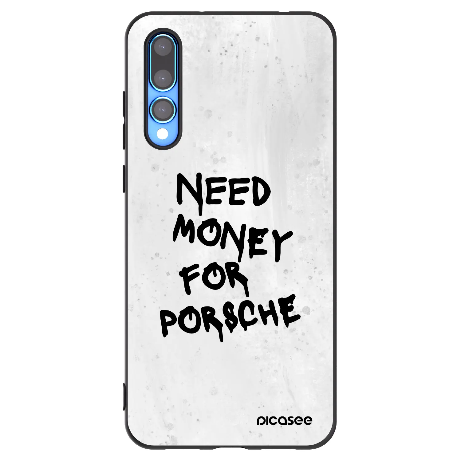 Picasee silikonový černý obal pro Huawei P20 Pro - White Dollar