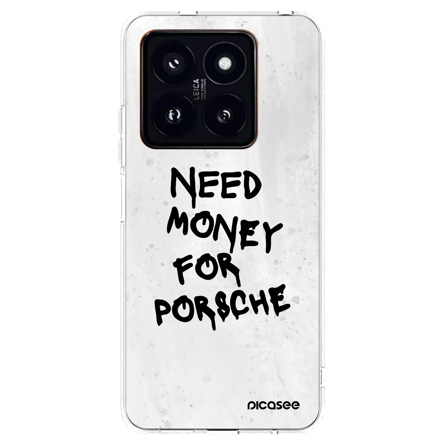 Picasee silikonový průhledný obal pro Xiaomi 14 Pro - White Dollar