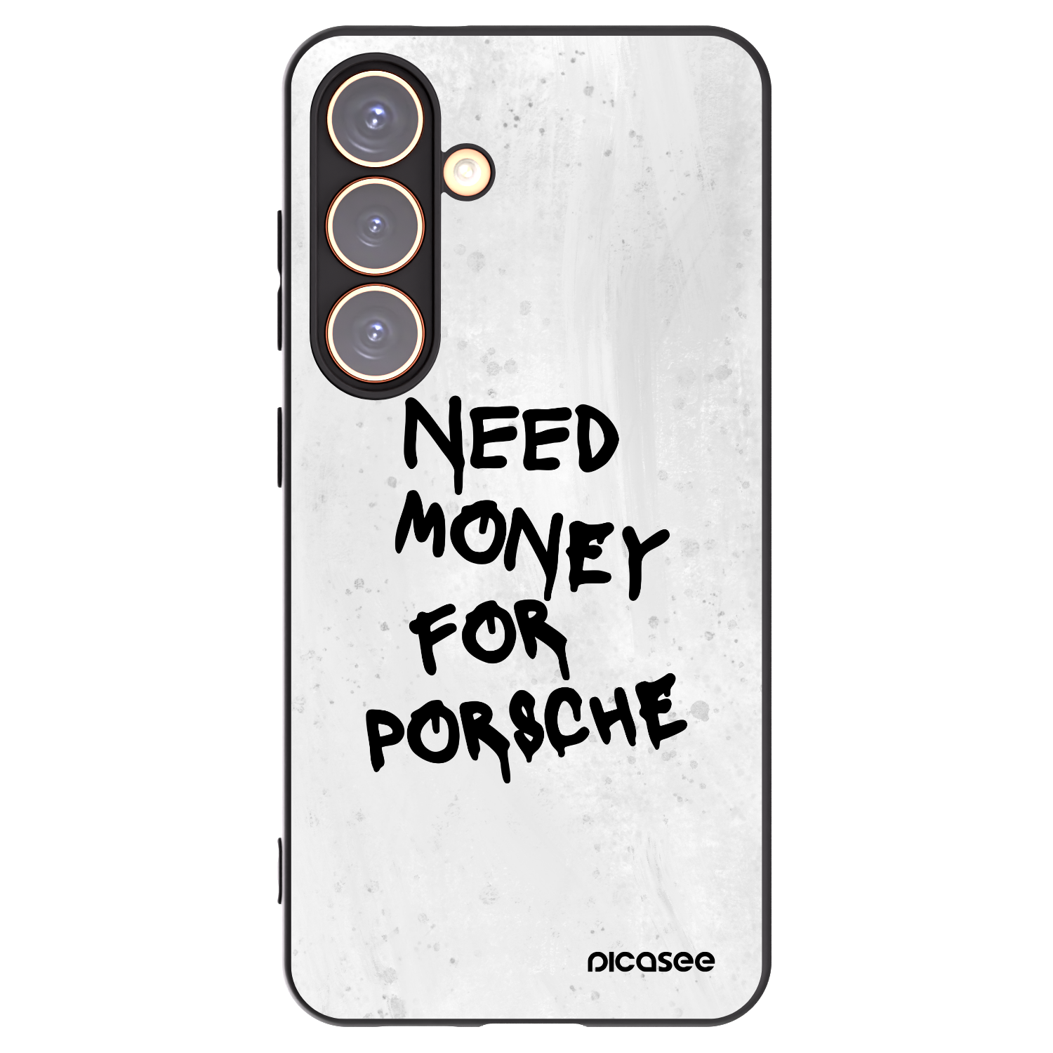 Picasee silikonový černý obal pro Samsung Galaxy S24 S921B 5G - White Dollar