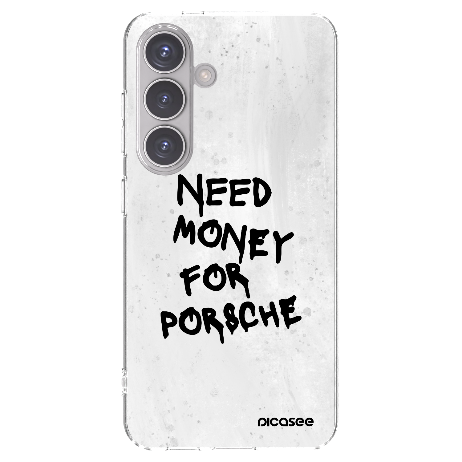 Picasee silikonový průhledný obal pro Samsung Galaxy S24 S921B 5G - White Dollar