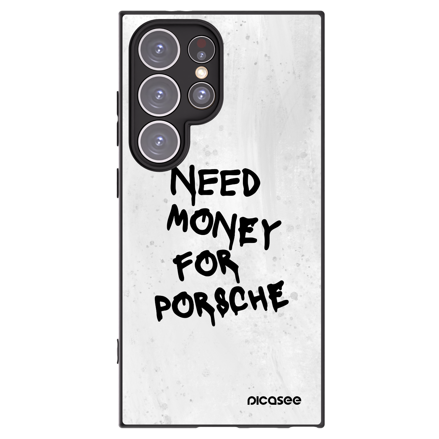 Picasee silikonový černý obal pro Samsung Galaxy S24 Ultra S928B 5G - White Dollar