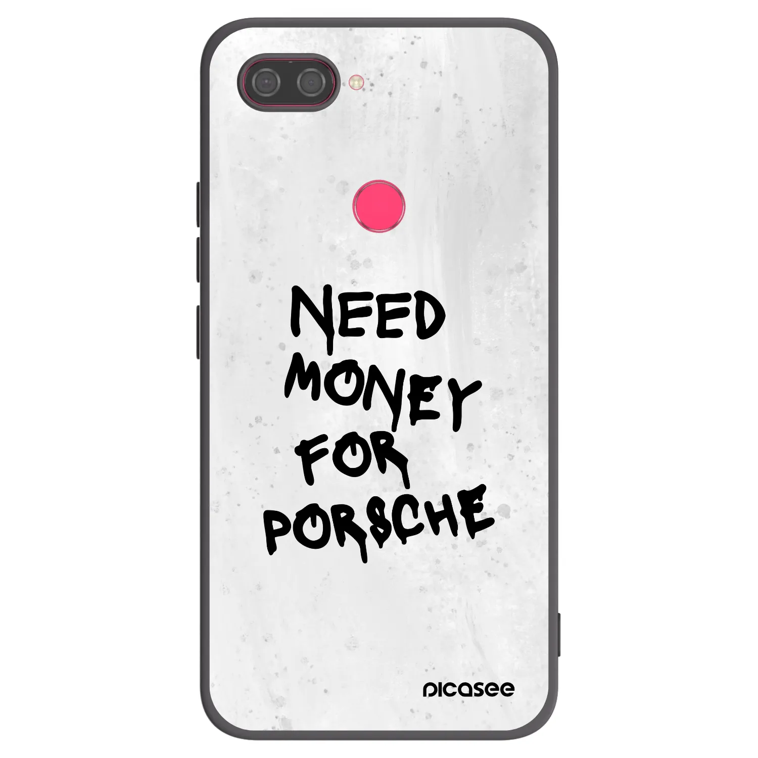Picasee silikonový černý obal pro Xiaomi Mi 8 Lite - White Dollar