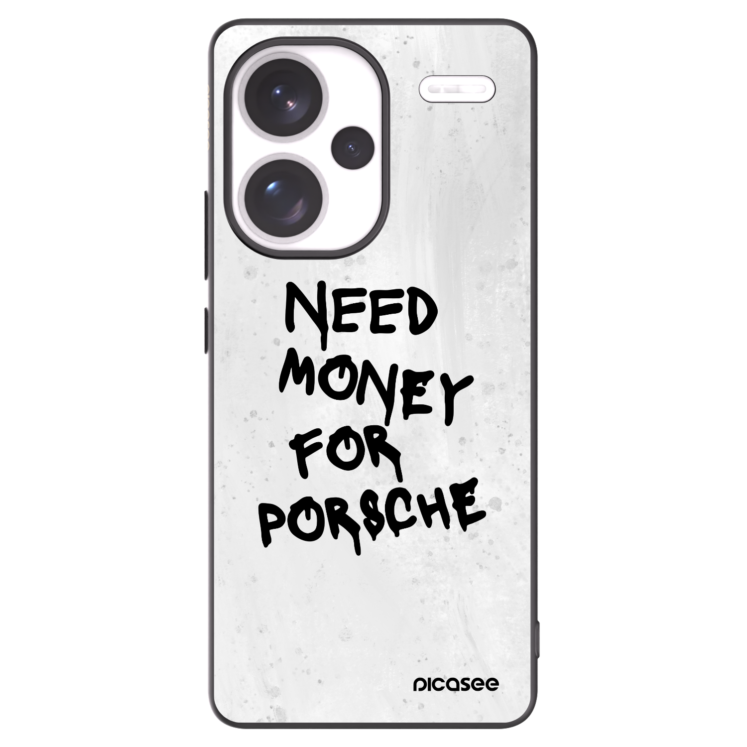 Picasee silikonový černý obal pro Xiaomi Redmi Note 13 Pro+ 5G - White Dollar