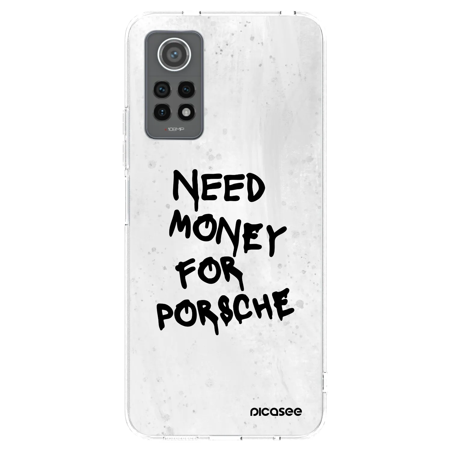Picasee silikonový průhledný obal pro Xiaomi Redmi Note 12 Pro 4G - White Dollar