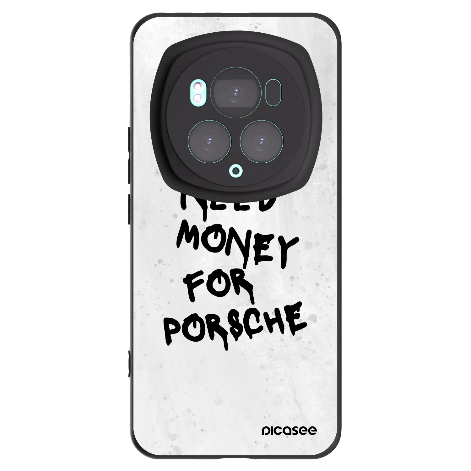Picasee silikonový černý obal pro Honor Magic6 Pro - White Dollar