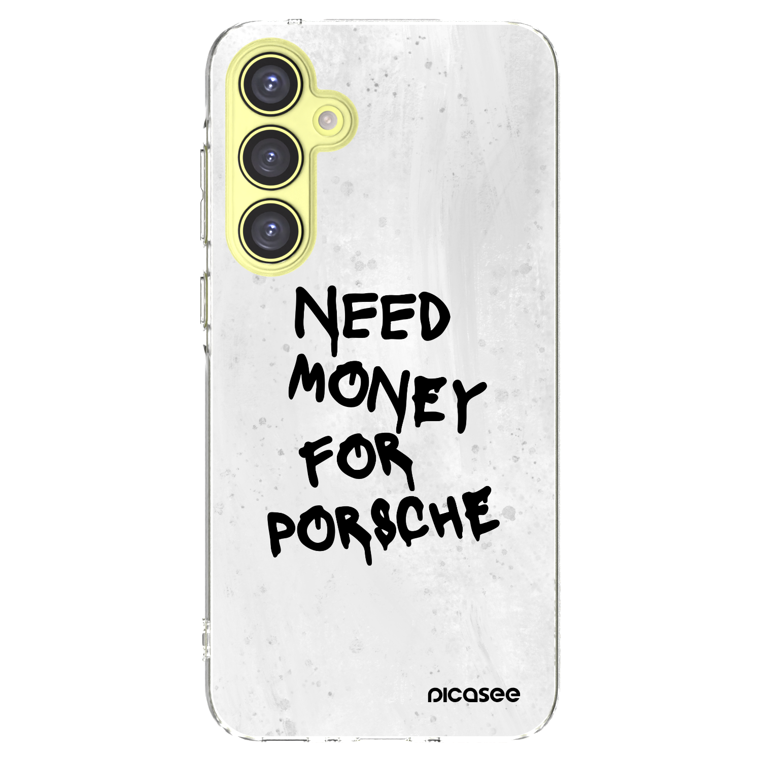 Picasee silikonový průhledný obal pro Samsung Galaxy A35 5G A356B - White Dollar