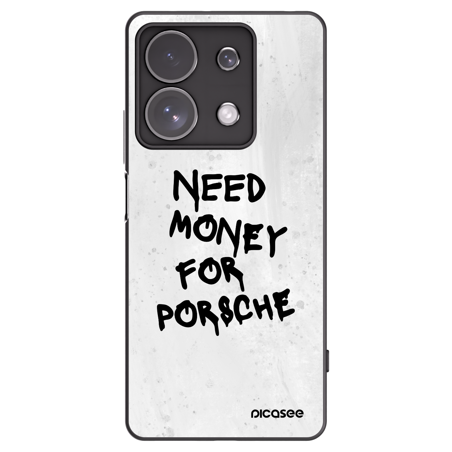 Picasee silikonový černý obal pro Xiaomi Redmi Note 13 Pro 4G - White Dollar