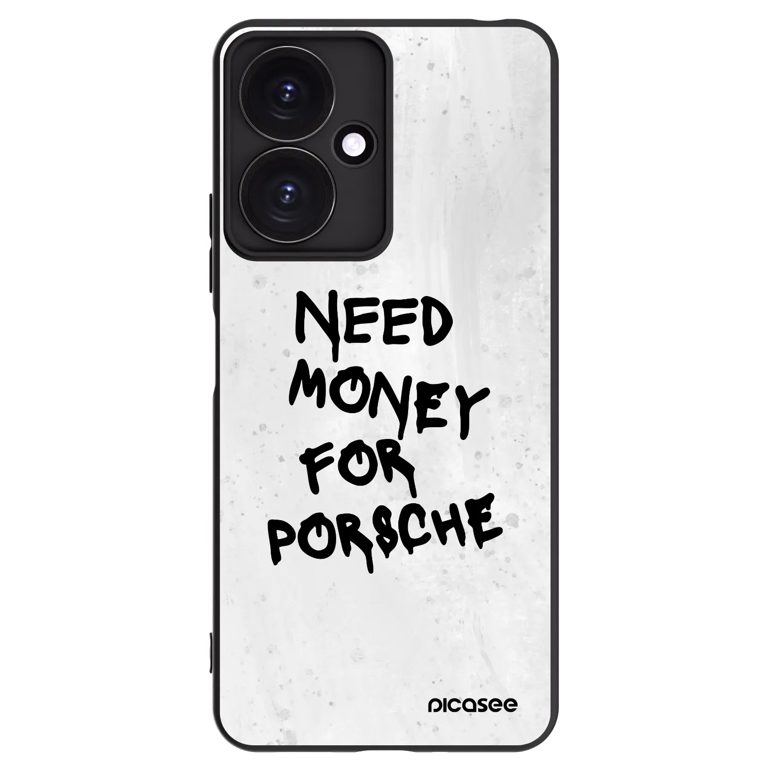Picasee silikonový černý obal pro Xiaomi Redmi 13C 5G - White Dollar