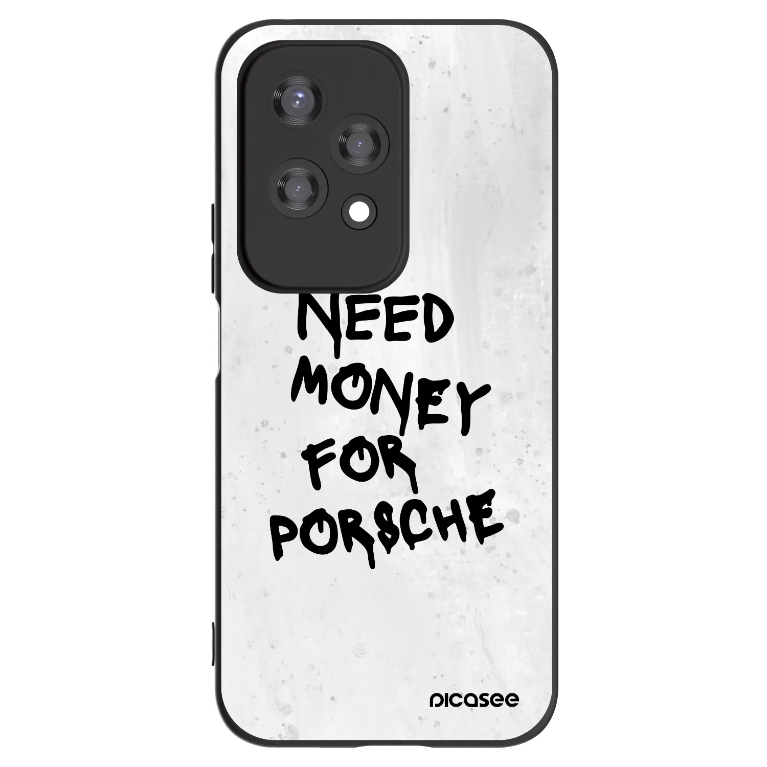 Picasee silikonový černý obal pro Honor 200 Lite - White Dollar