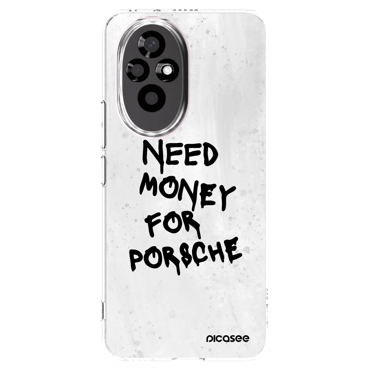 Picasee silikonový průhledný obal pro Honor 200 Pro 5G - White Dollar