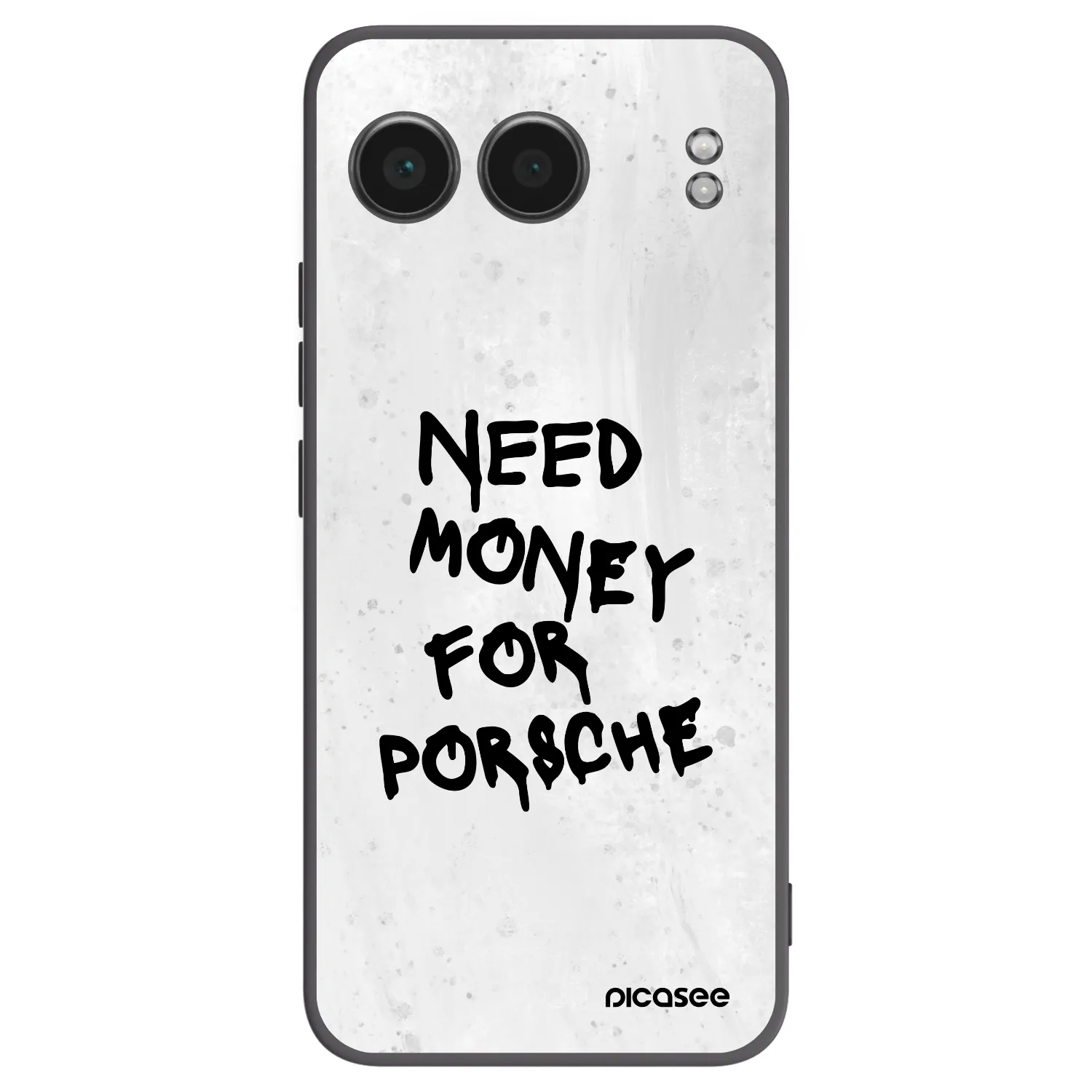Picasee silikonový černý obal pro OnePlus Nord 4 - White Dollar