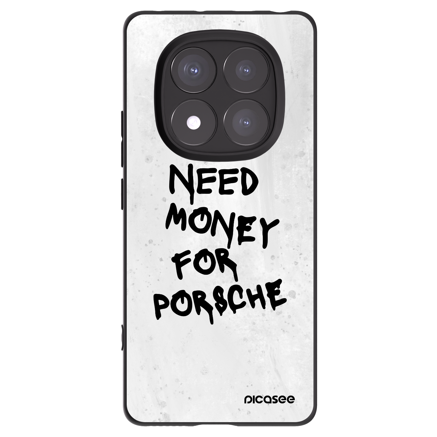 Picasee silikonový černý obal pro Xiaomi Redmi Note 14 Pro 5G - White Dollar