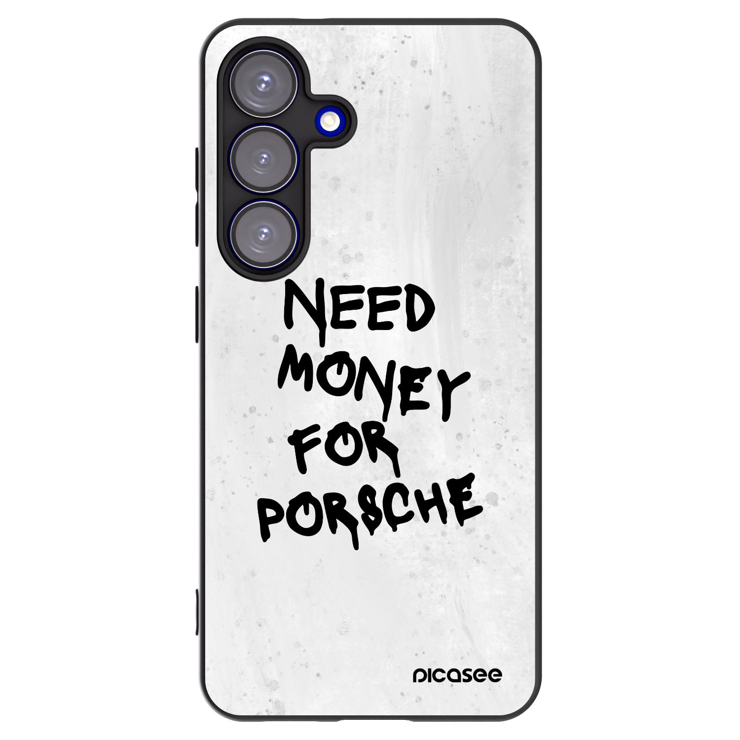 Picasee silikonový černý obal pro Samsung Galaxy S25 5G - White Dollar