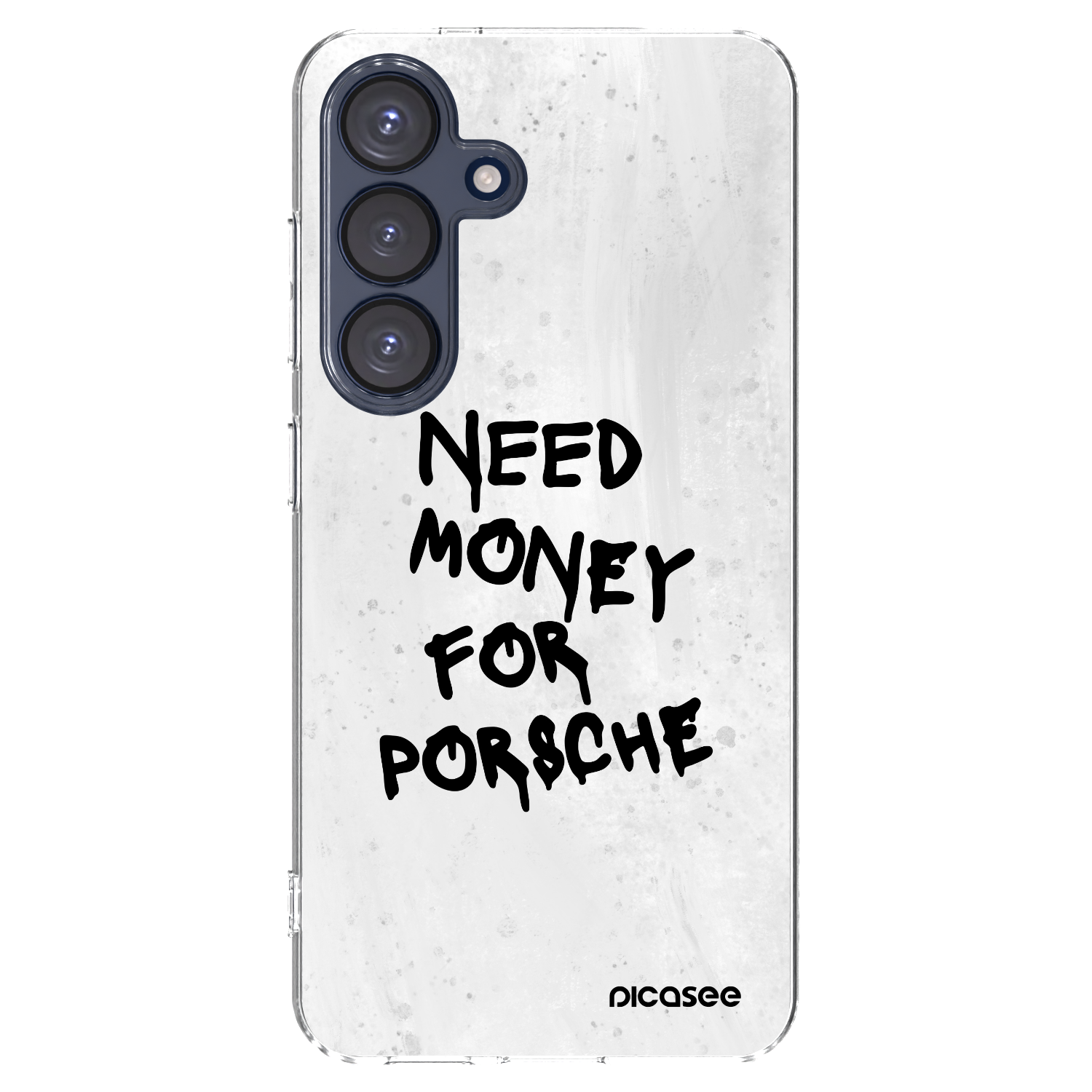 Picasee silikonový průhledný obal pro Samsung Galaxy S25 5G - White Dollar