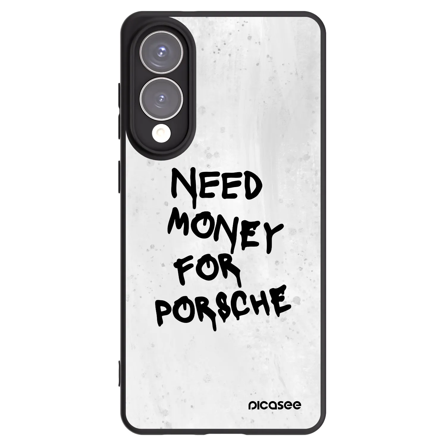 Picasee silikonový černý obal pro Samsung Galaxy S25 Edge 5G - White Dollar