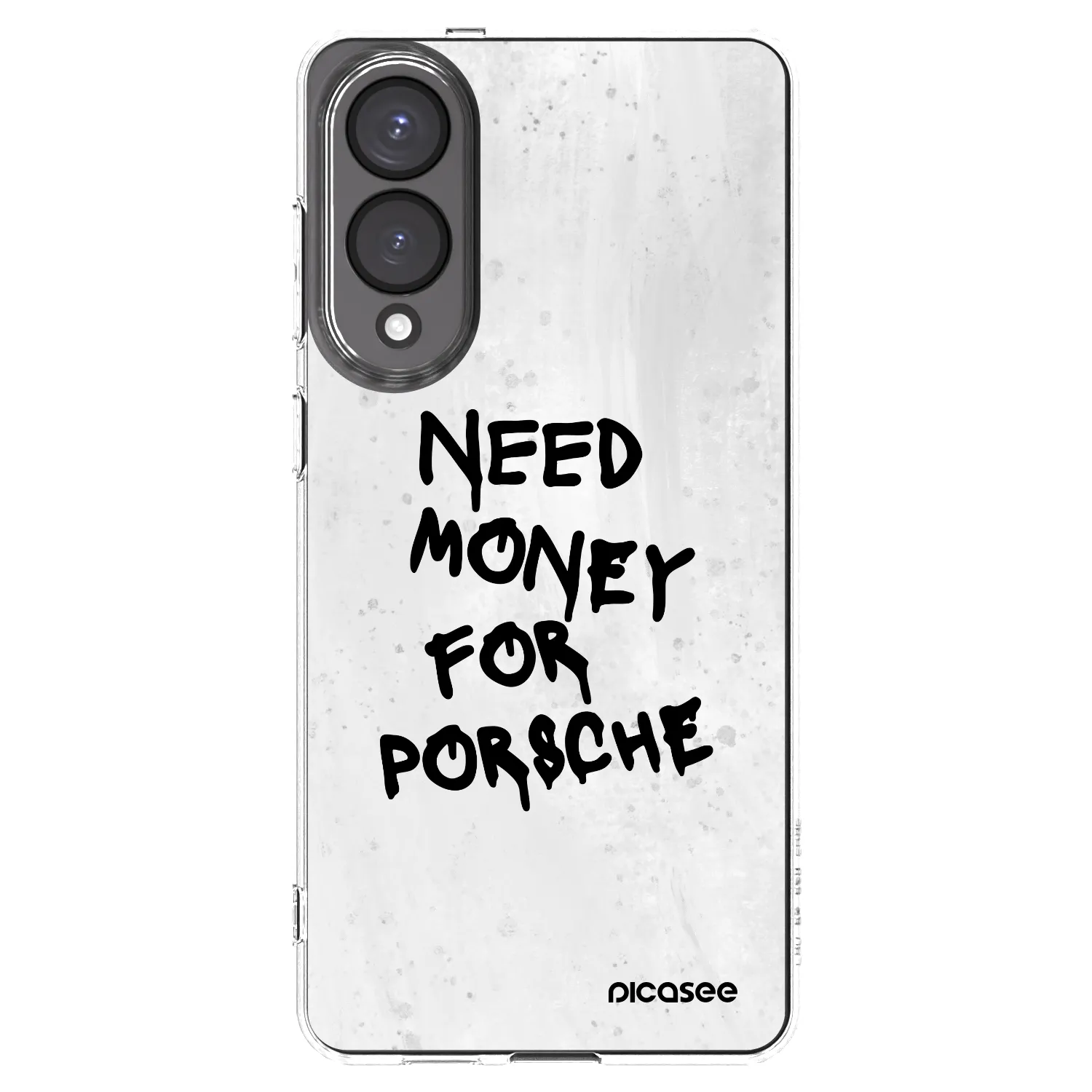 Picasee silikonový průhledný obal pro Samsung Galaxy S25 Edge 5G - White Dollar
