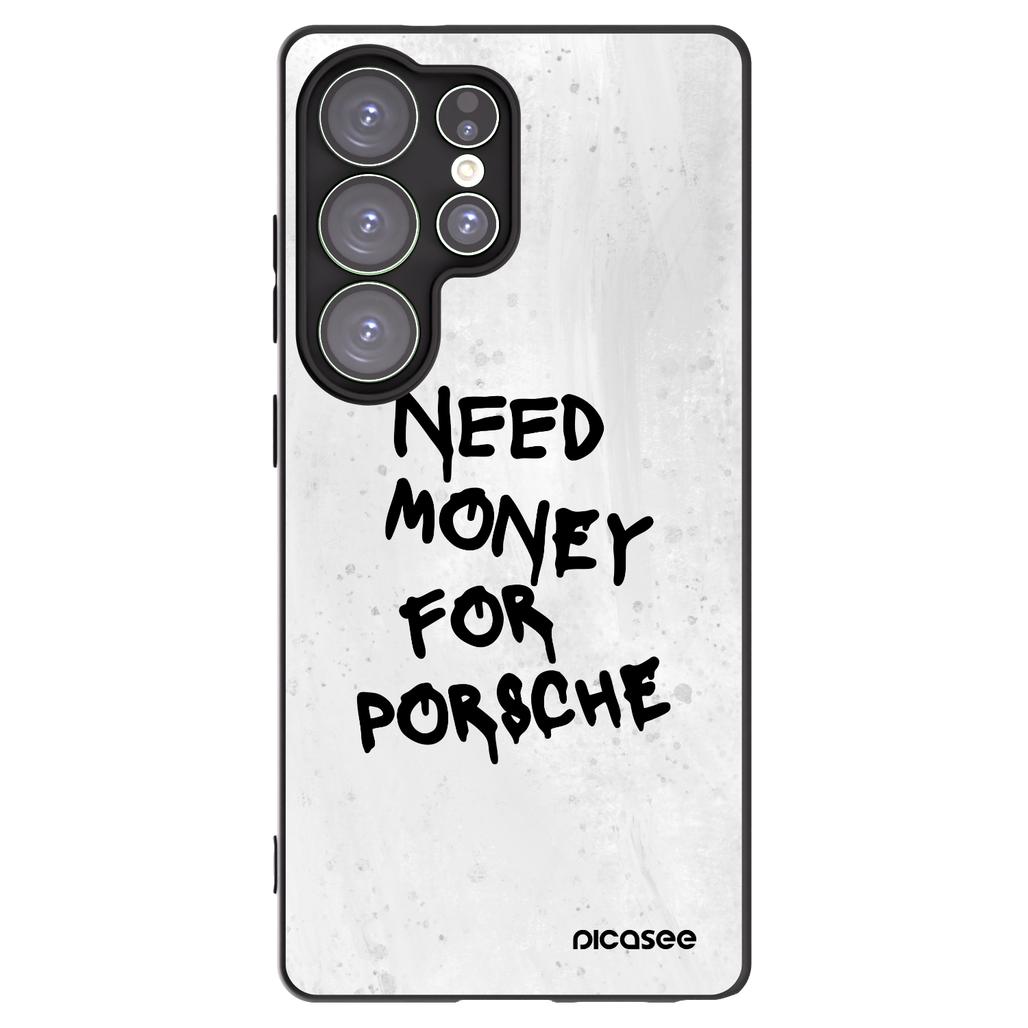 Picasee silikonový černý obal pro Samsung Galaxy S25 Ultra 5G - White Dollar