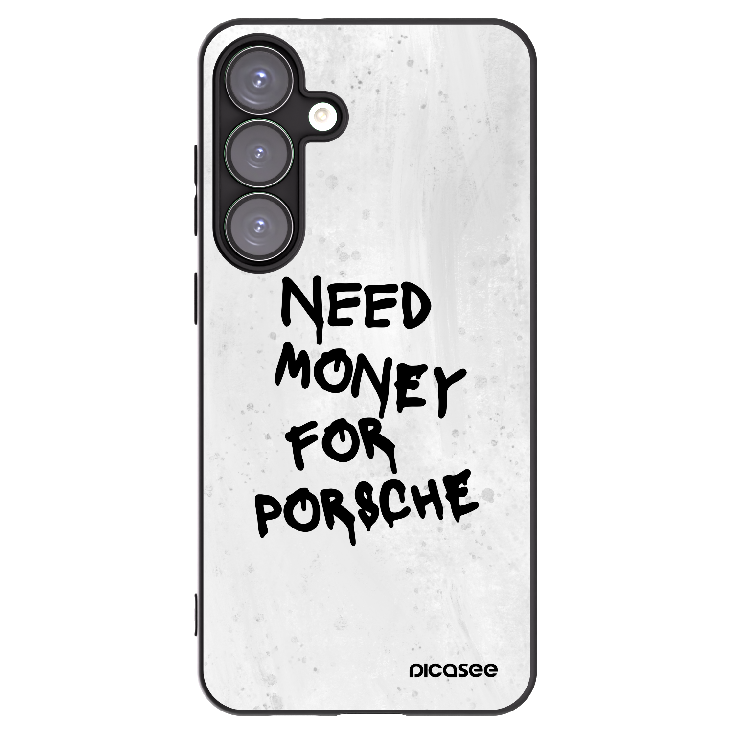 Picasee silikonový černý obal pro Samsung Galaxy S25+ 5G - White Dollar