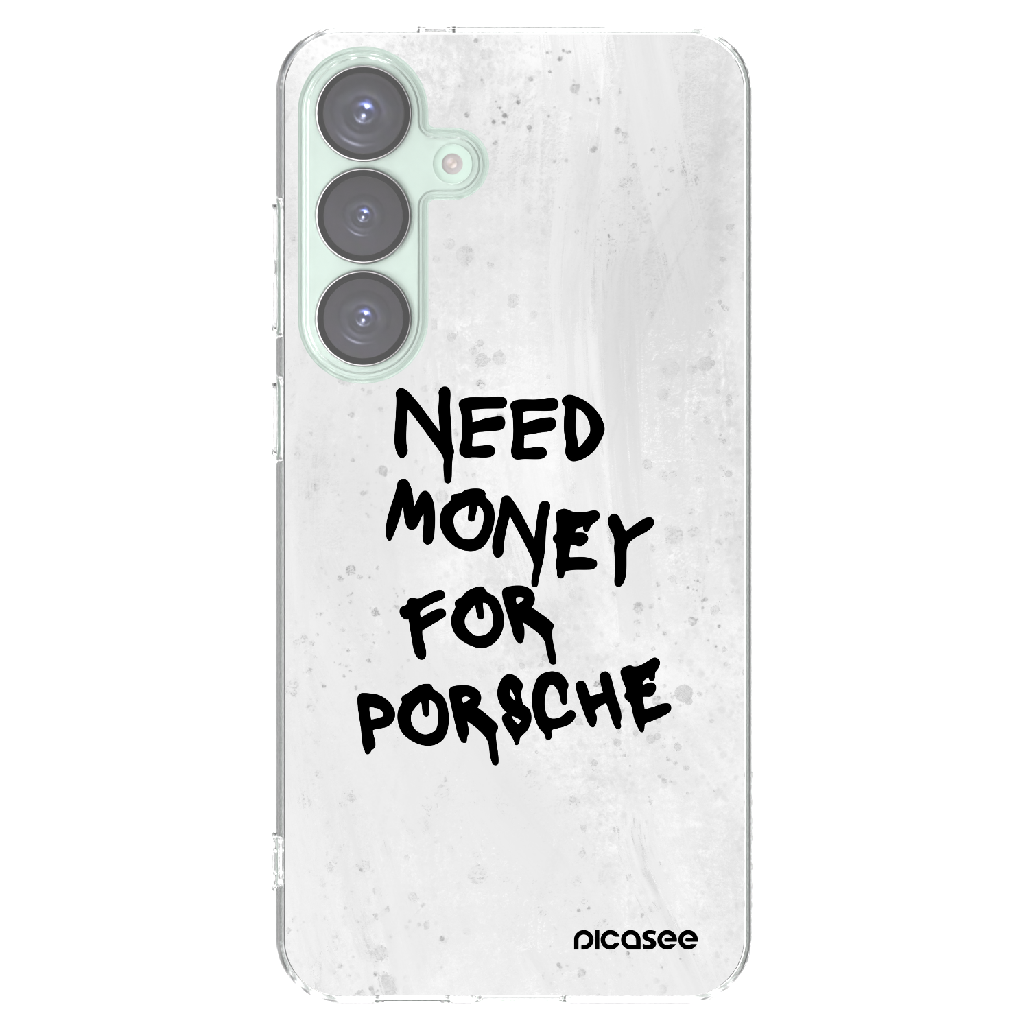 Picasee silikonový průhledný obal pro Samsung Galaxy S25+ 5G - White Dollar