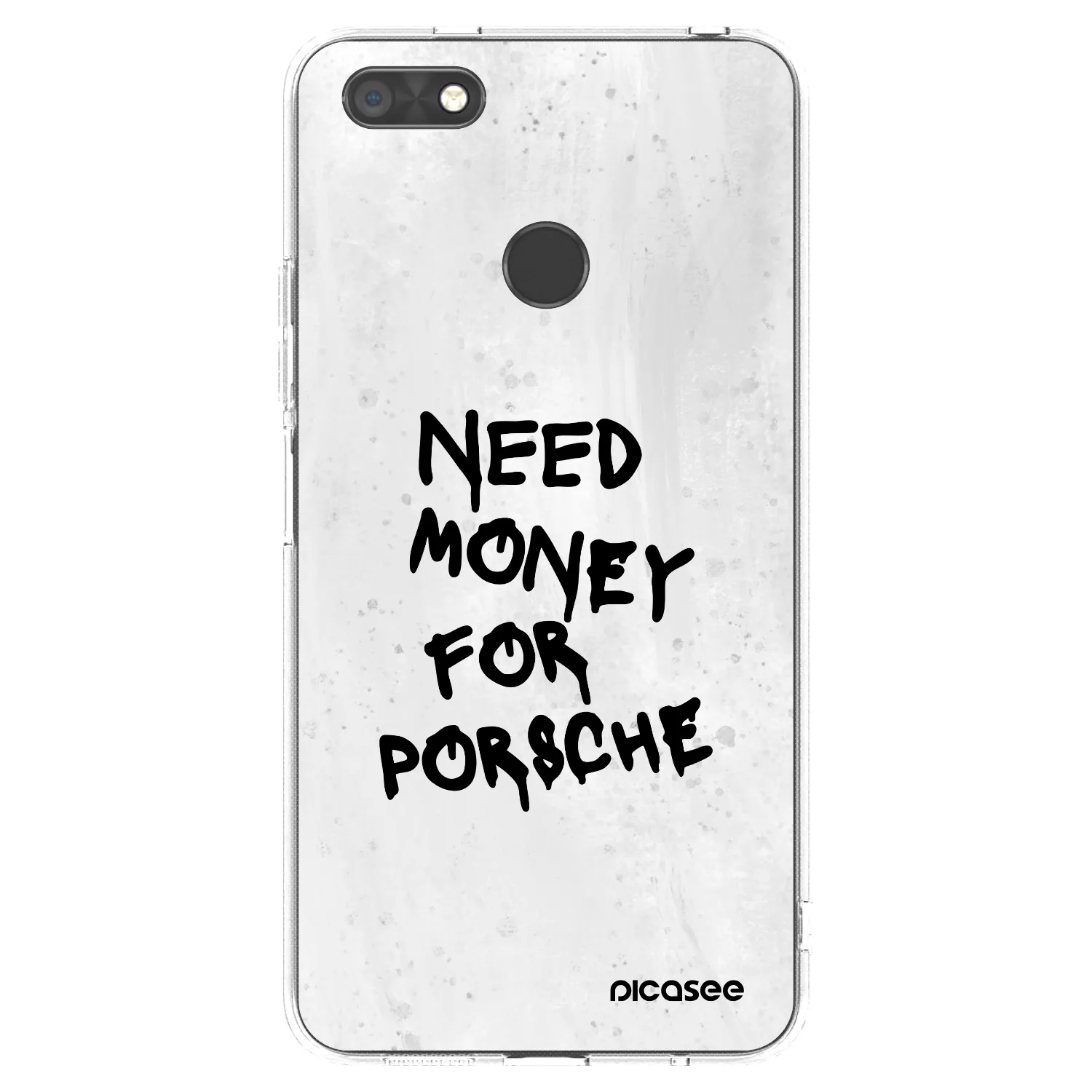 Picasee silikonový průhledný obal pro Huawei P9 Lite Mini - White Dollar