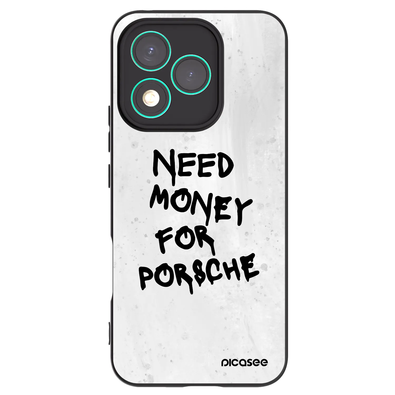 Picasee silikonový černý obal pro Honor 400 Lite 5G - White Dollar
