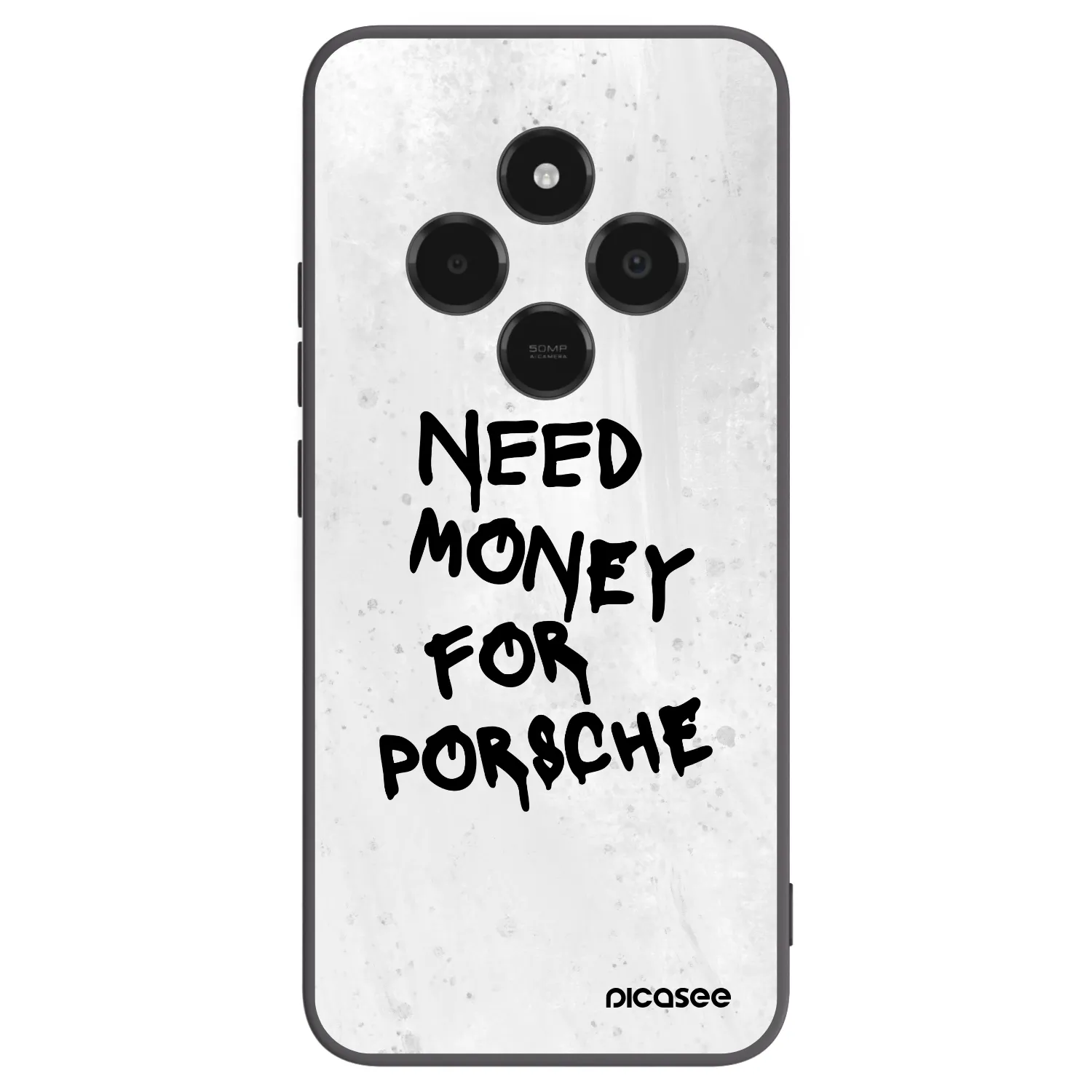 Picasee silikonový černý obal pro Xiaomi Poco C75 - White Dollar
