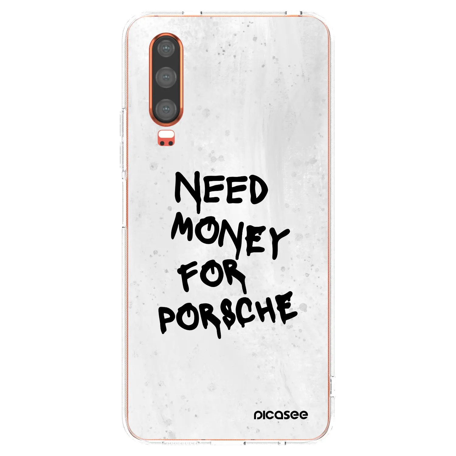 Picasee silikonový průhledný obal pro Huawei P30 - White Dollar