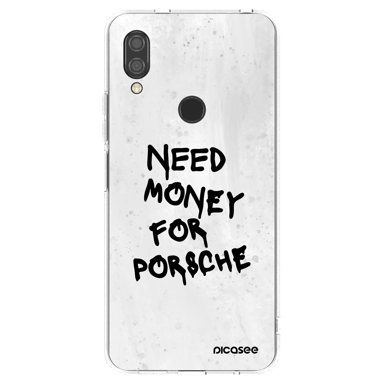Picasee silikonový průhledný obal pro Xiaomi Redmi 7 - White Dollar