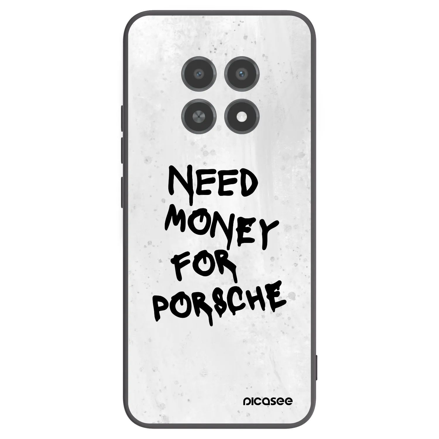Picasee silikonový černý obal pro Realme 12X - White Dollar